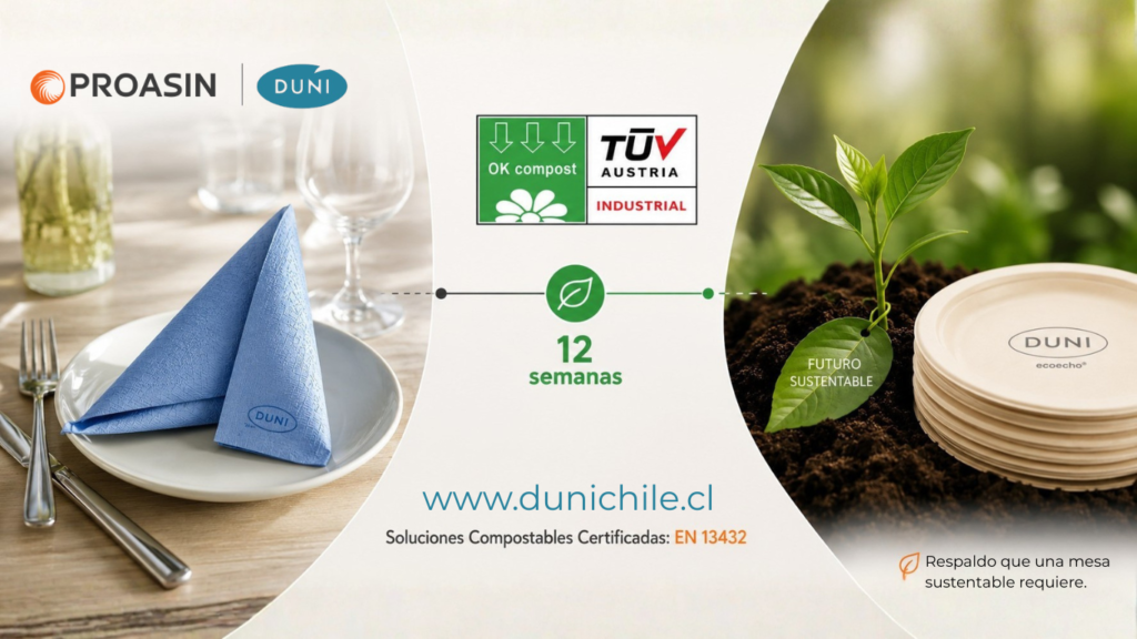 servilletas compostables